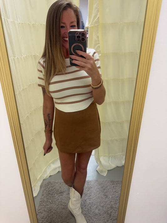 Harbor Sail Striped Knit Top