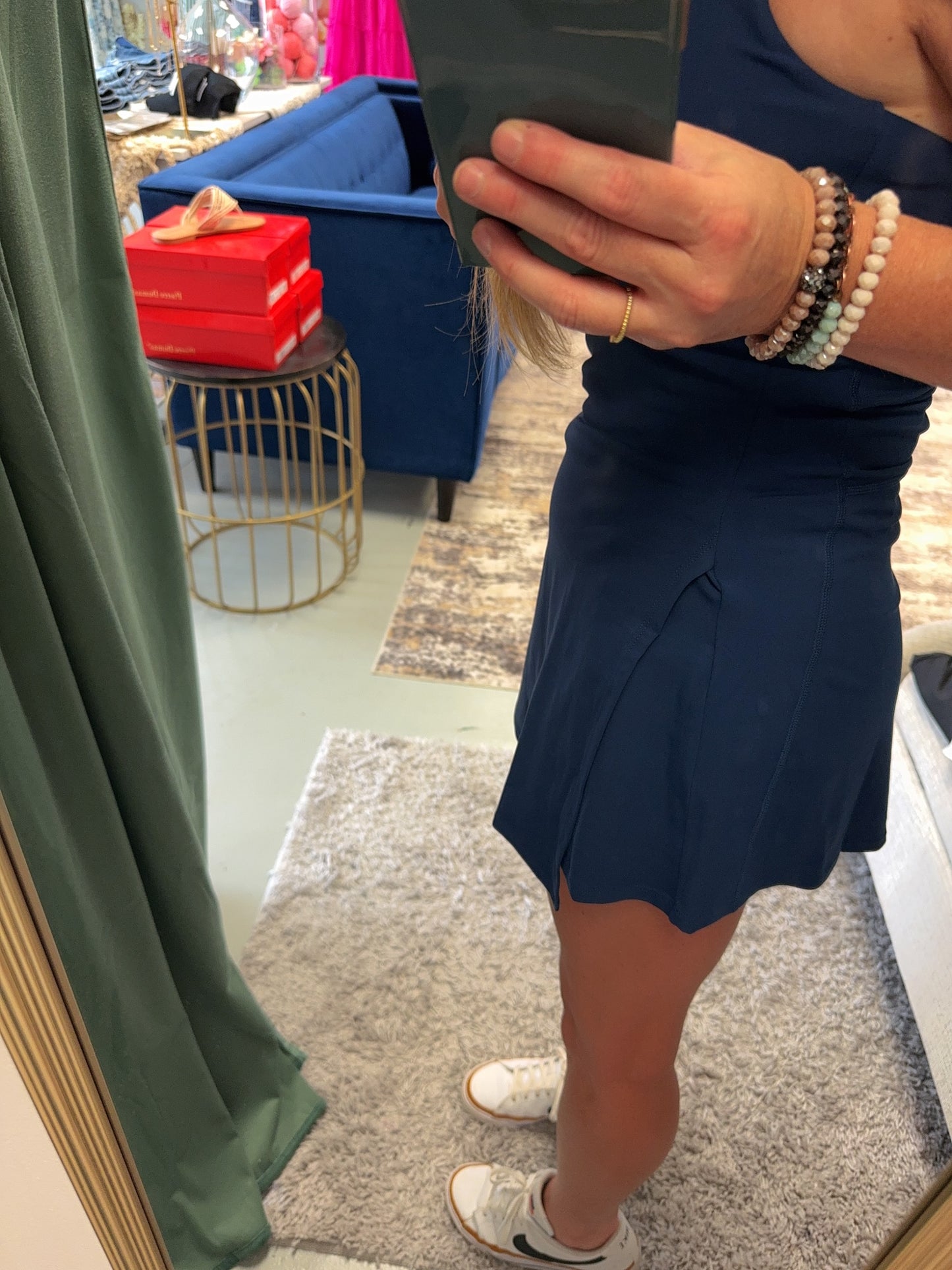 Motion Back Detail Athletic Dress