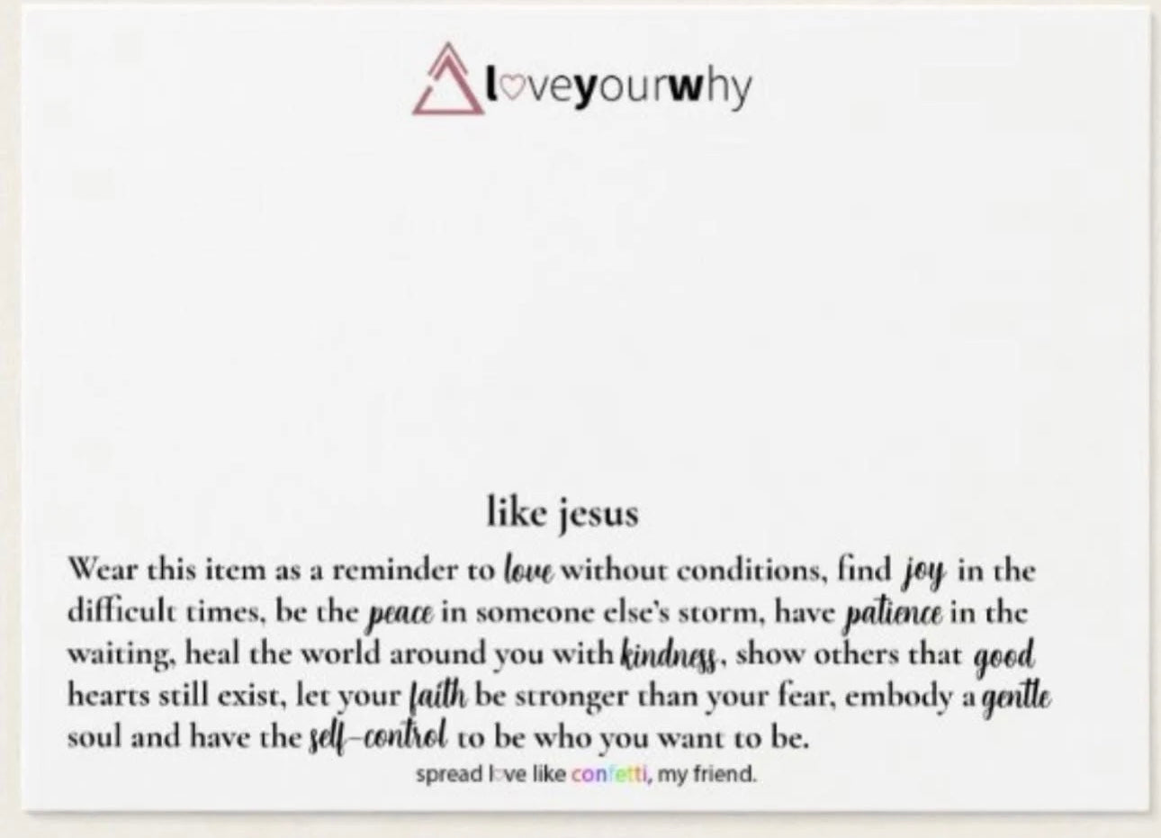 Like Jesus Boho Glass Earrings