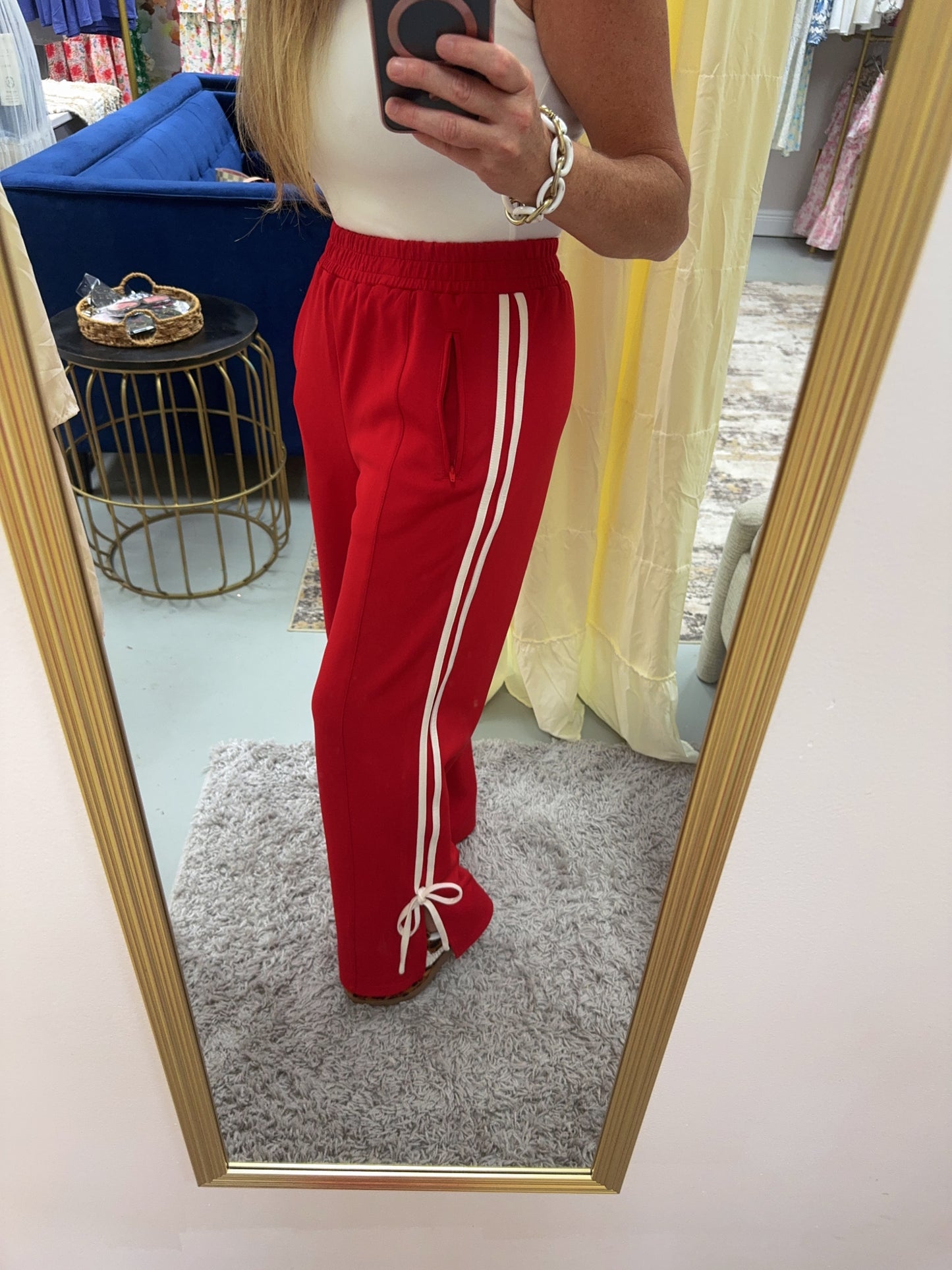 Bow Detail Track Pants