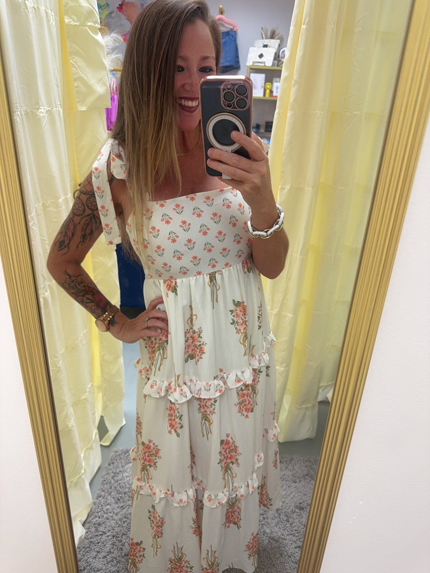 Stevie Boho Floral Dress