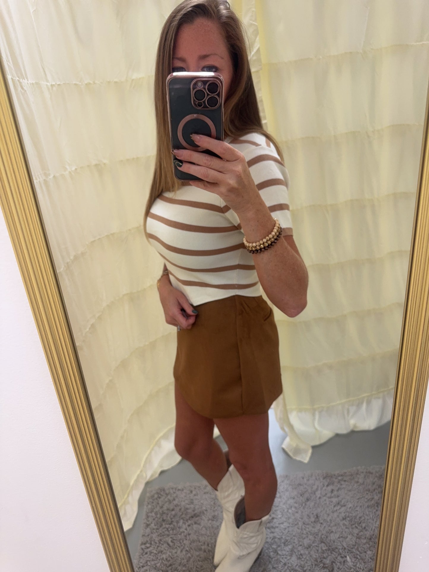 Harbor Sail Striped Knit Top