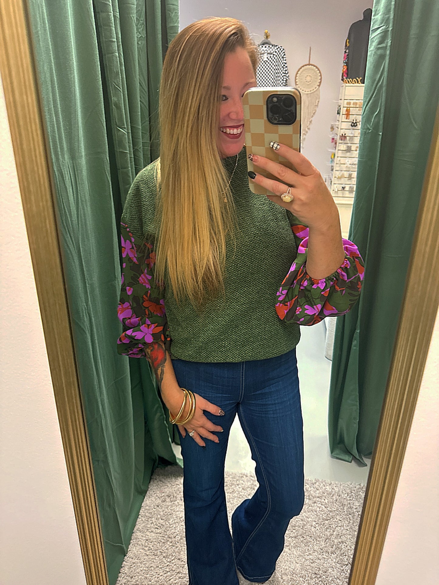 Floral Long Sleeve Top