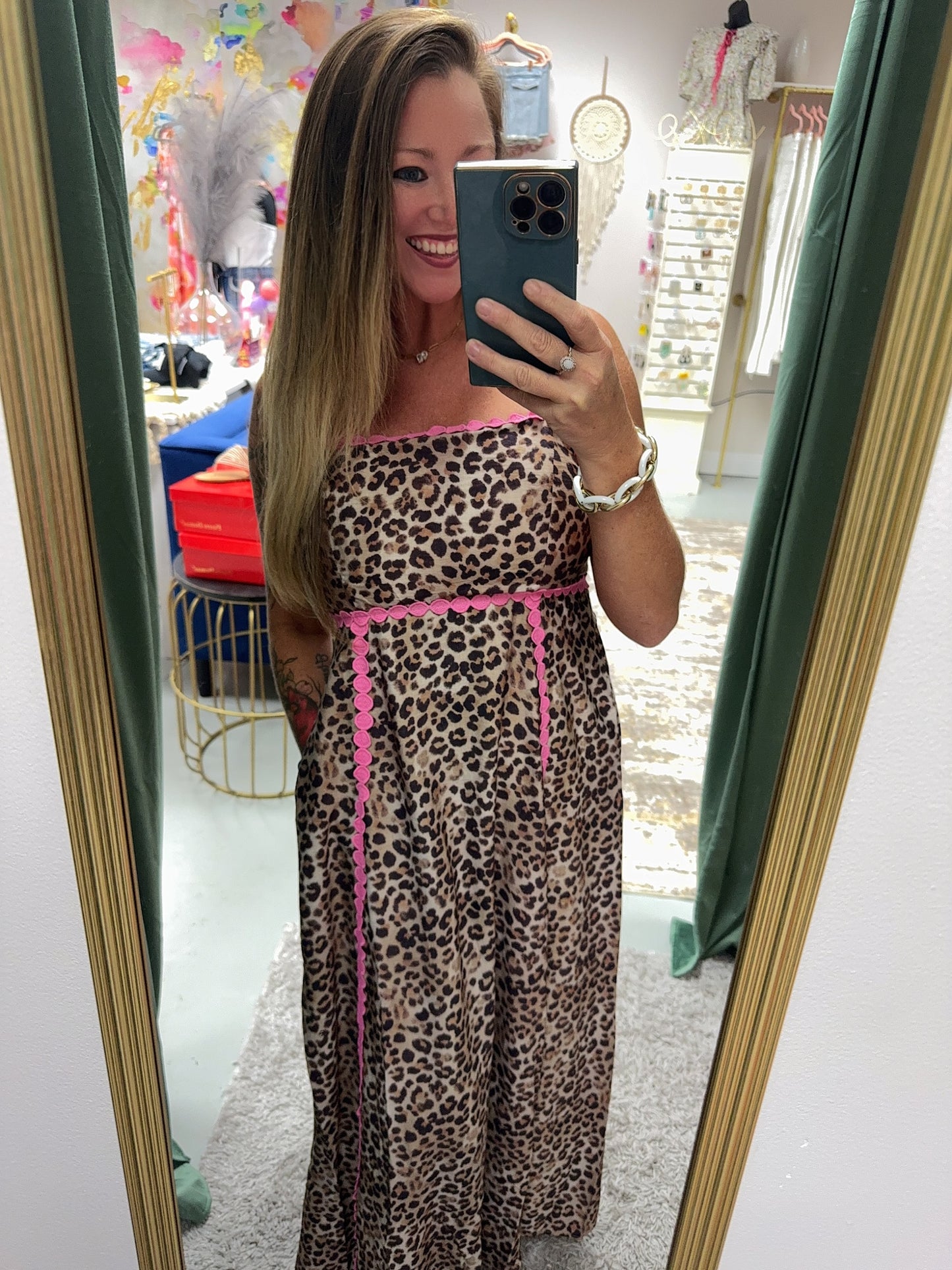 Summer Fling Leopard Maxi Dress