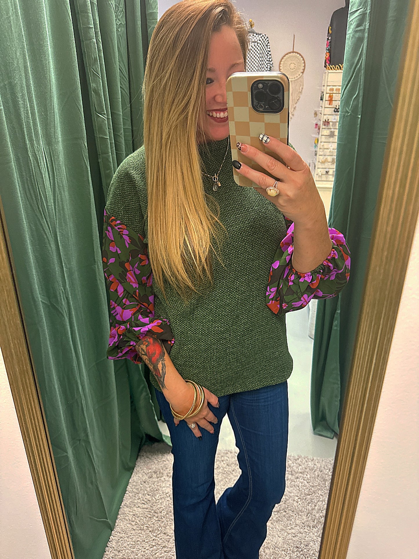 Floral Long Sleeve Top