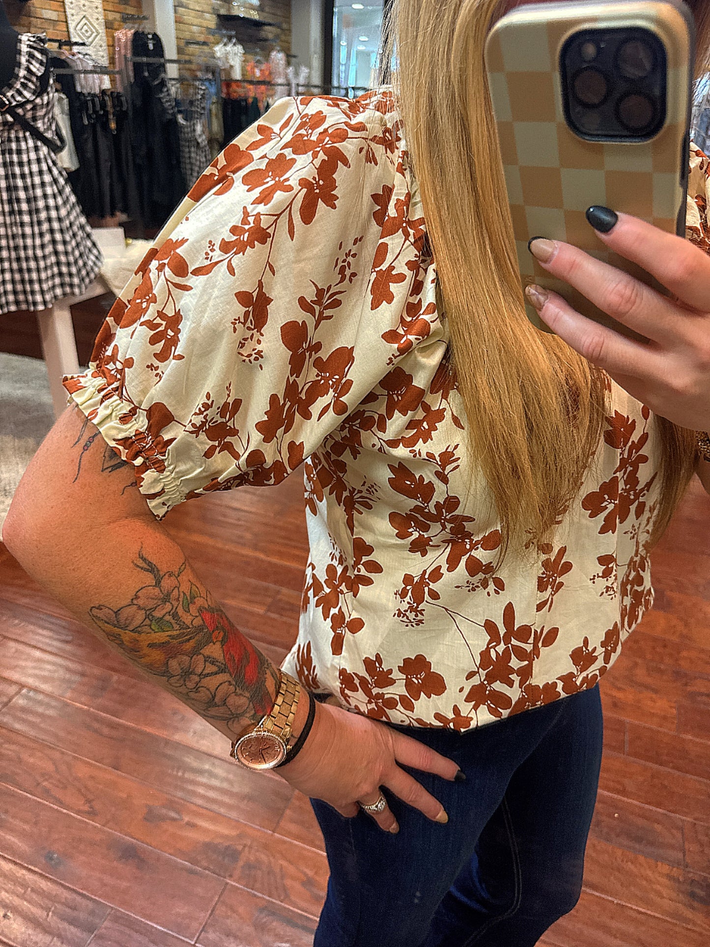 Floral THML Print Top