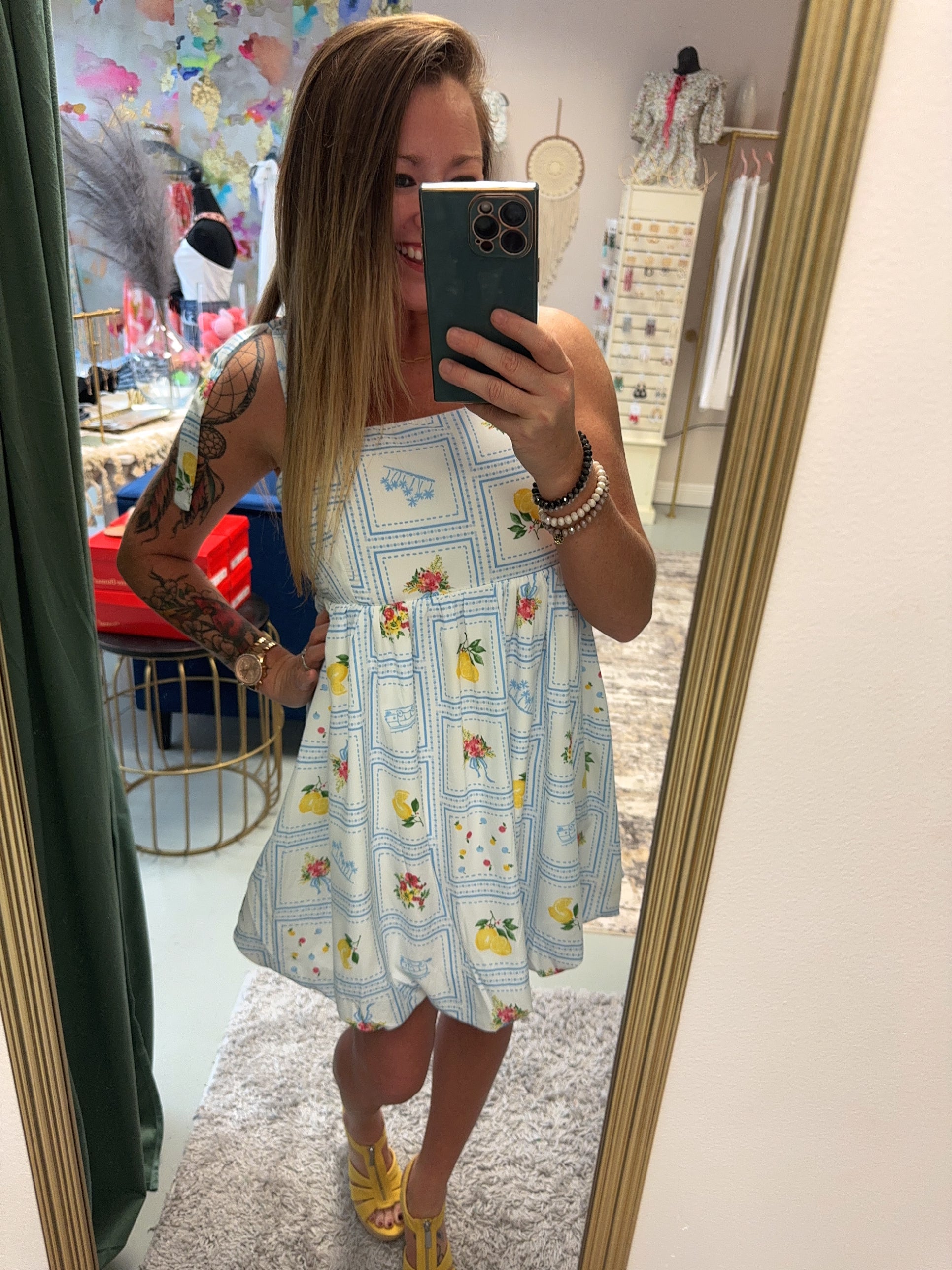 Ready For Brunch Puffy Hem Mini Dress K.OSS & CO. Ready For Brunch Puffy Hem Mini Dress K.OSS & CO.