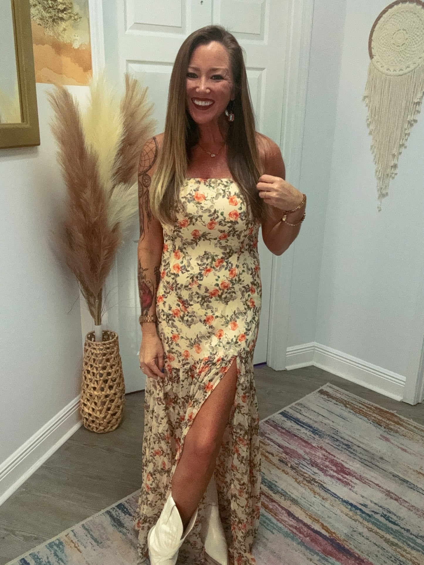 Blooming In Fall Dress