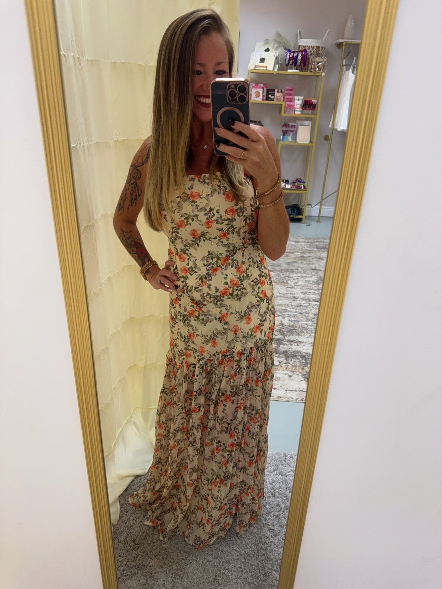 Blooming In Fall Dress