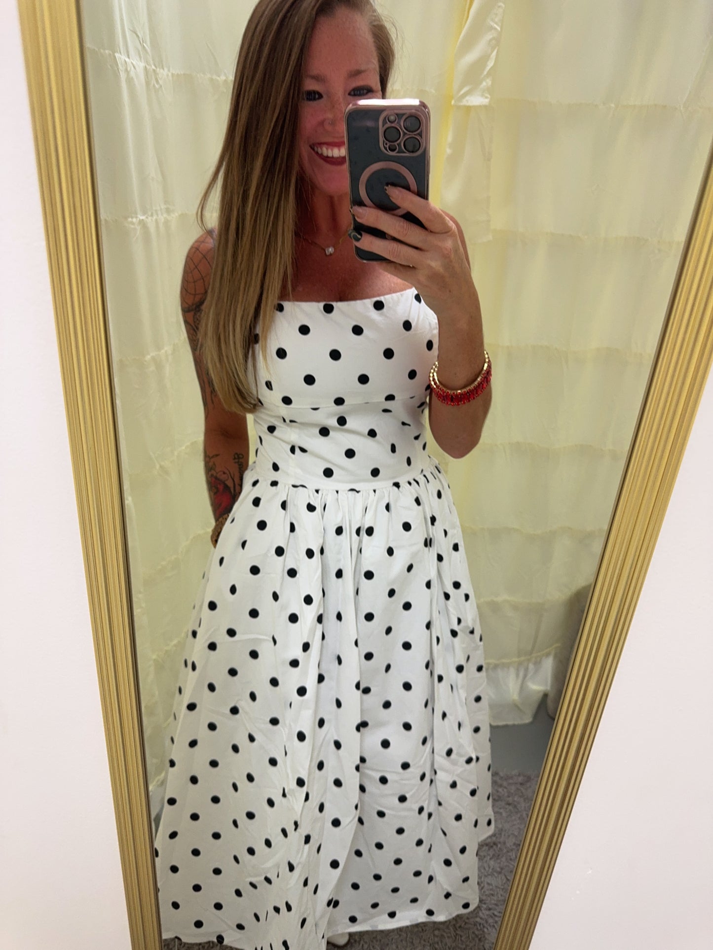 Perfectly Chic Polka Dot Dress