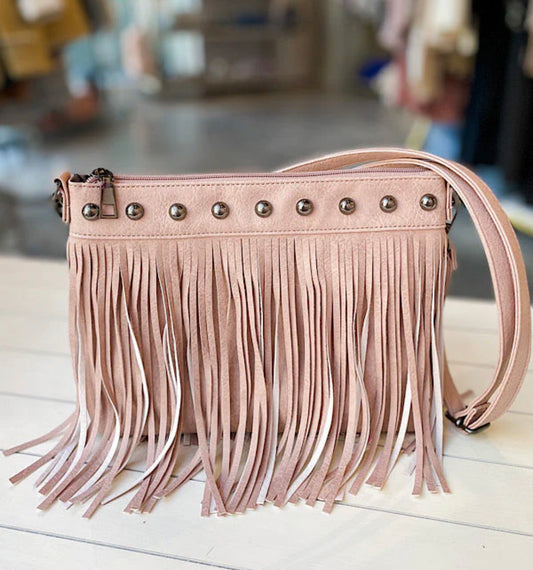 Studded Cowgirl Pink Purse