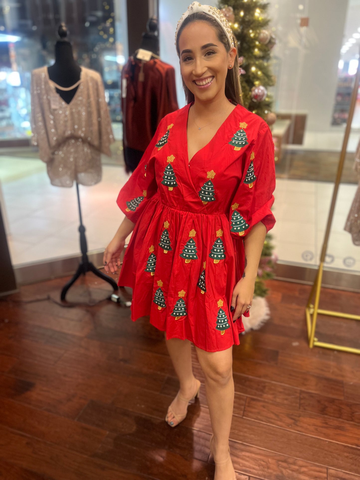 Christmas Tree Jewel Dress