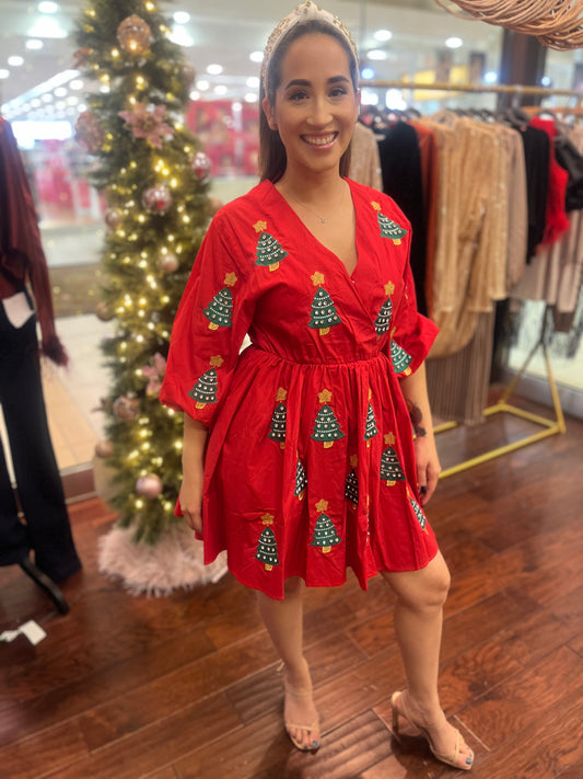 Christmas Tree Jewel Dress