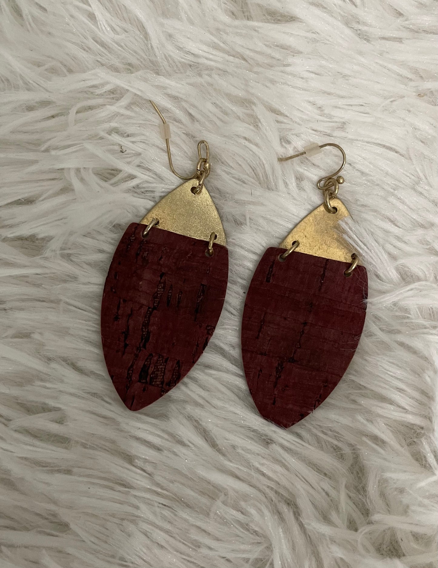 Burgundy Earrings