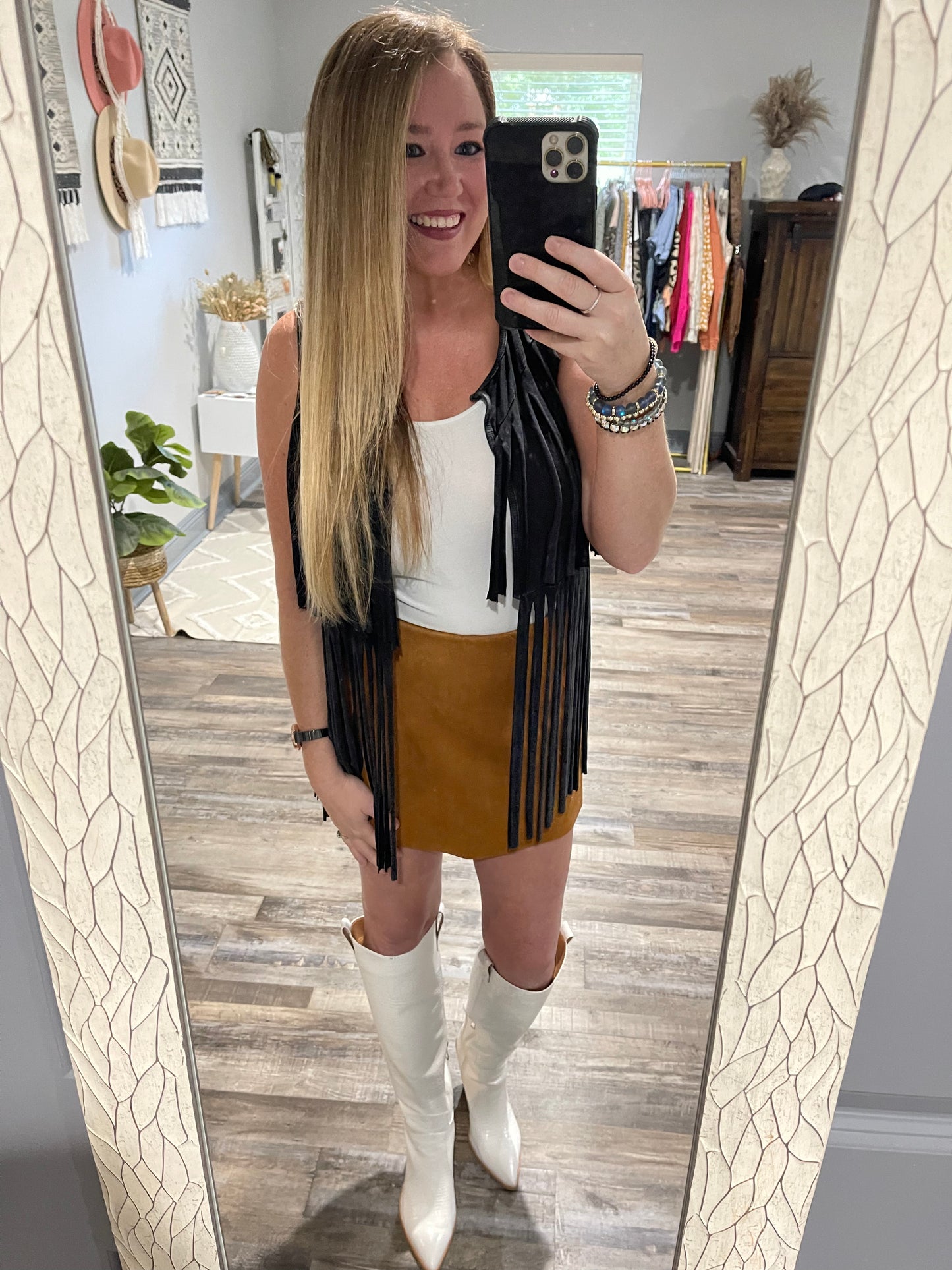 Dancing in Nashville Suede (Skort)