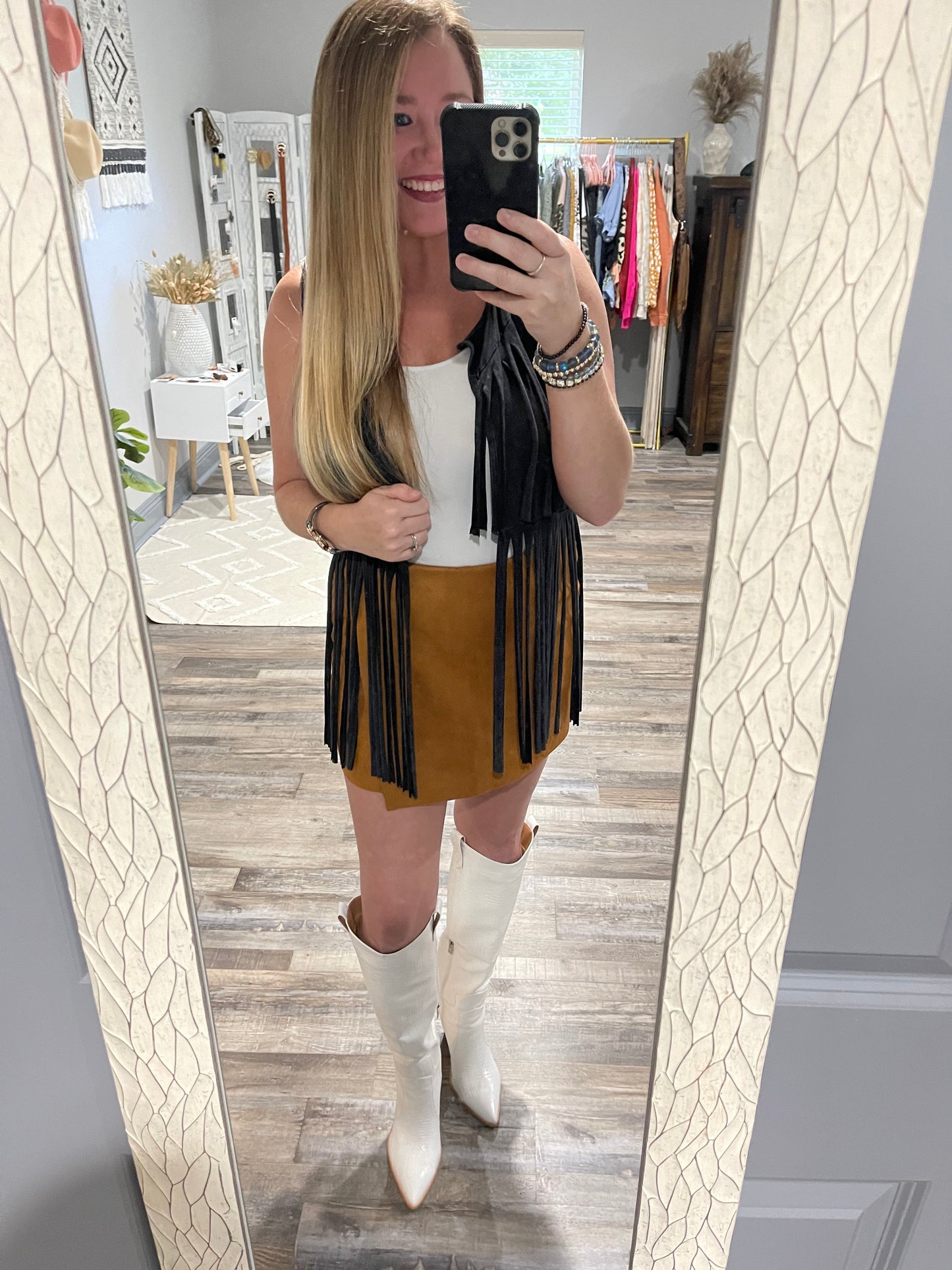 Dancing in Nashville Suede (Skort)