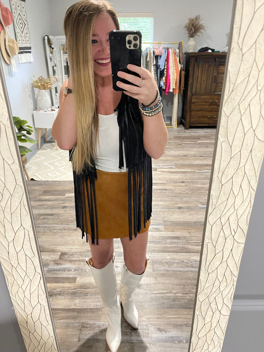 Dancing in Nashville Suede (Skort)